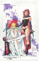 JEAN GREY (BLACK QUEEN) AND EMMA FROST (WHITE QUEEN)...THE DIRTY PAIR!, Comic Art